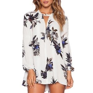 Free People Floral tunic